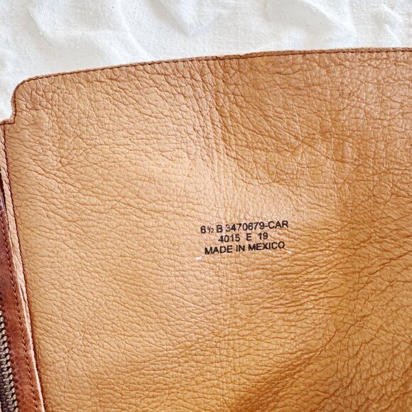 Frye Carly Leather Boots Size 6.5 $398 - Picture 6 of 7